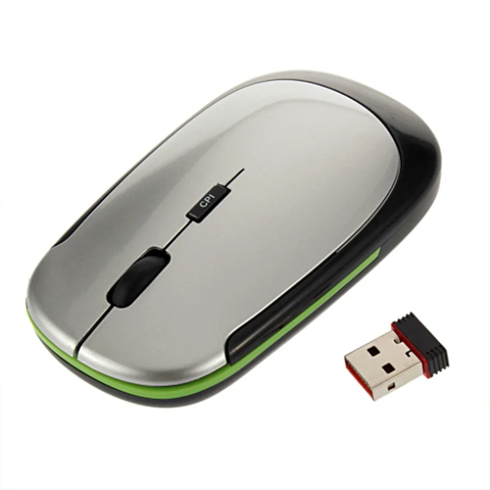 

2.4GHz USB Receiver Slim Mini Wireless Optical Mouse Mice for Computer PC Fashion Ultra-thin Mouse For Laptop Computer Wholesale