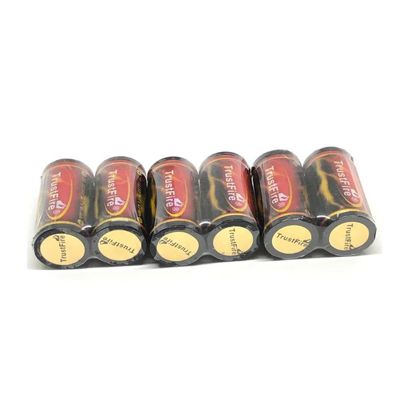 

20PCS/LOT TrustFire 18350 3.7V 1200mAh Rechargeable Lithium Protected Recharge Battery Batteries Free Shipping