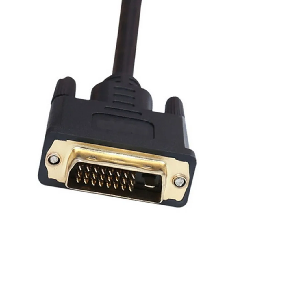 Черный DVI к HDMI адаптер компьютер с аудио dvi общественный 24 + 1 поворот hdmi мама HD