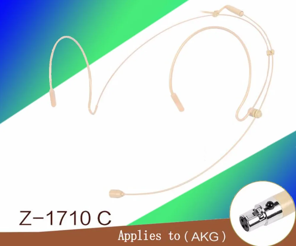 

Free Shipping Flesh Color Mini XLR 3 Pins TA3F 3PIN Connector HeadWorn Headset Microphone Wireless BodyPack Transmitter