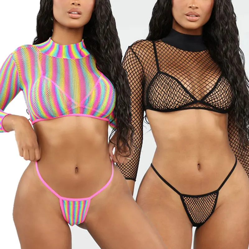 rainbow micro bikini