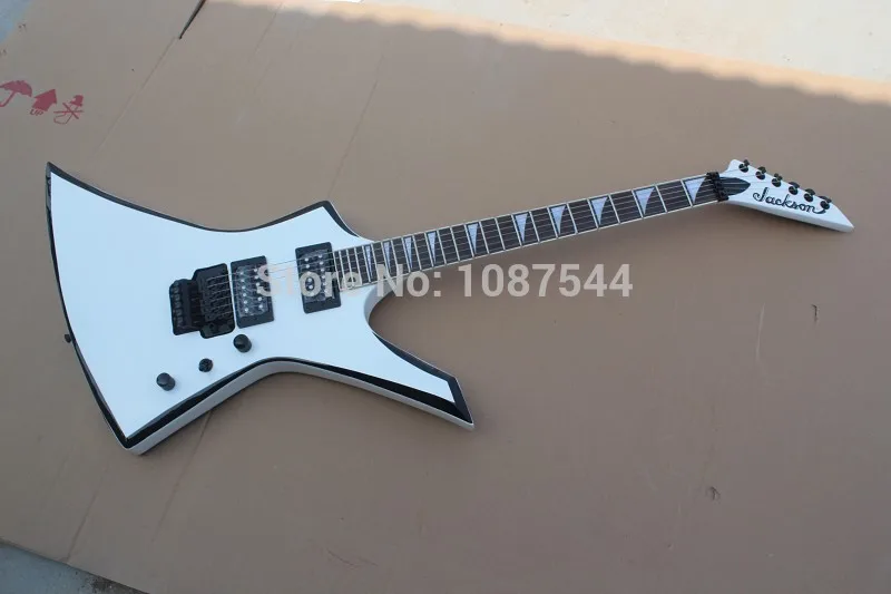 

free shipping Top quality factory sale Jackson KE2 Kelly white electric guitar, jackson guitar