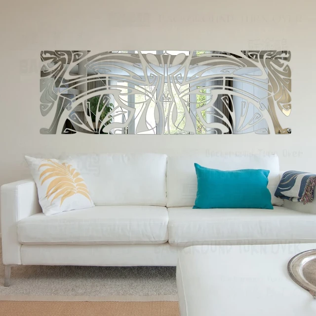 DIY Decoratieve Totem 3D Spiegel Muurstickers Grote Muur Spiegel ... DIY Decoratieve Totem 3D Spiegel Muurstickers Grote Muur Spiegel ...
