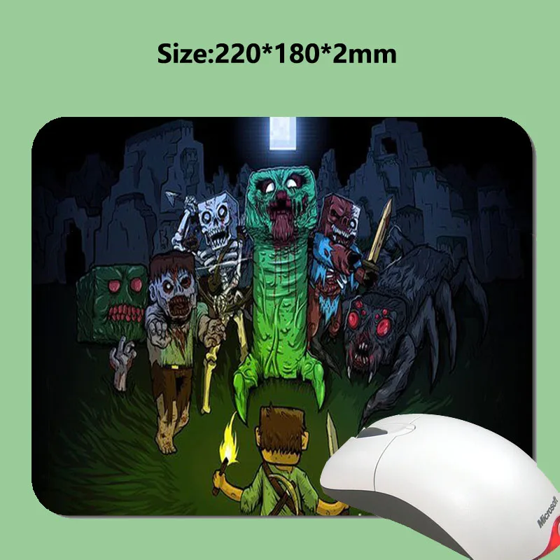 Stampa resistente mouse pad font b minecraft b font nuovo computer portatile desktop mouse pad per