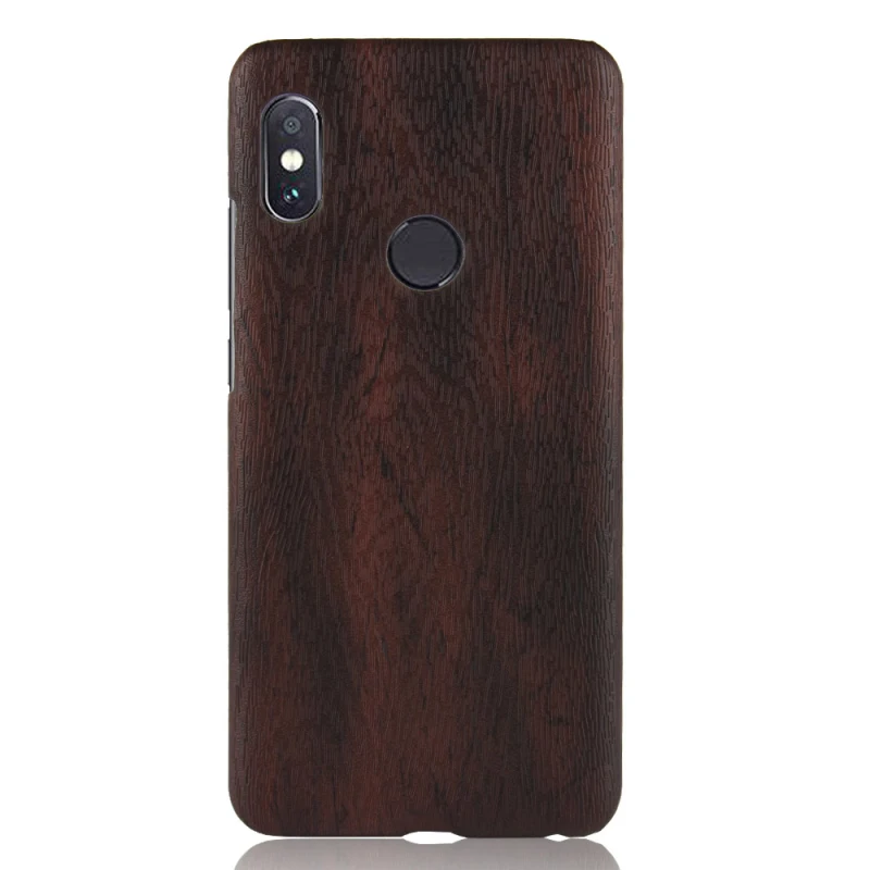 Xiaomi Redmi Note 5 Pro (Global version) 5.99inch Wood grain PU leather +PC case_2