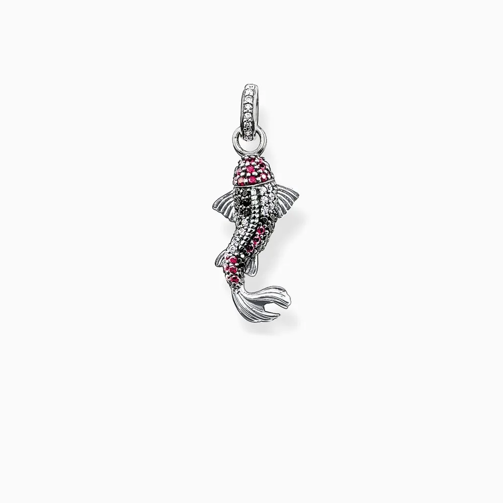 Pendant-Koi-Fish-925-Sterling-Silver-Zirconia-Courage-For-Women-Classic-Gift-Thomas-Style-Glam-And