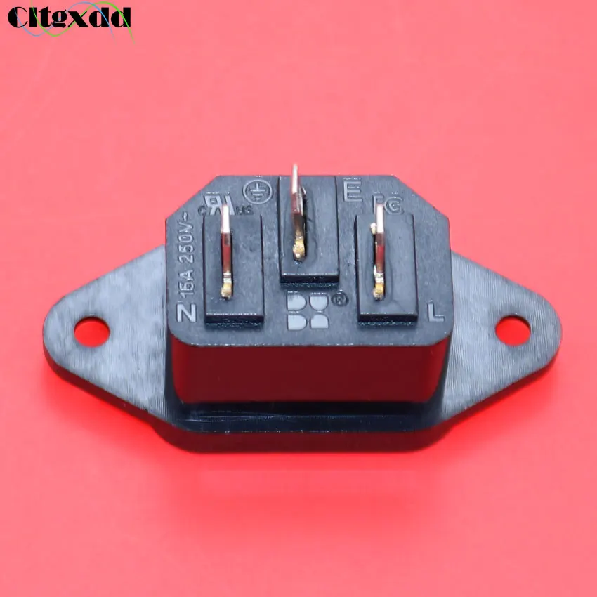 Cltgxdd 1 шт. AC 250 В 10A IEC320 C14 Мужской 3 pin Розетка электромобиль вилка для