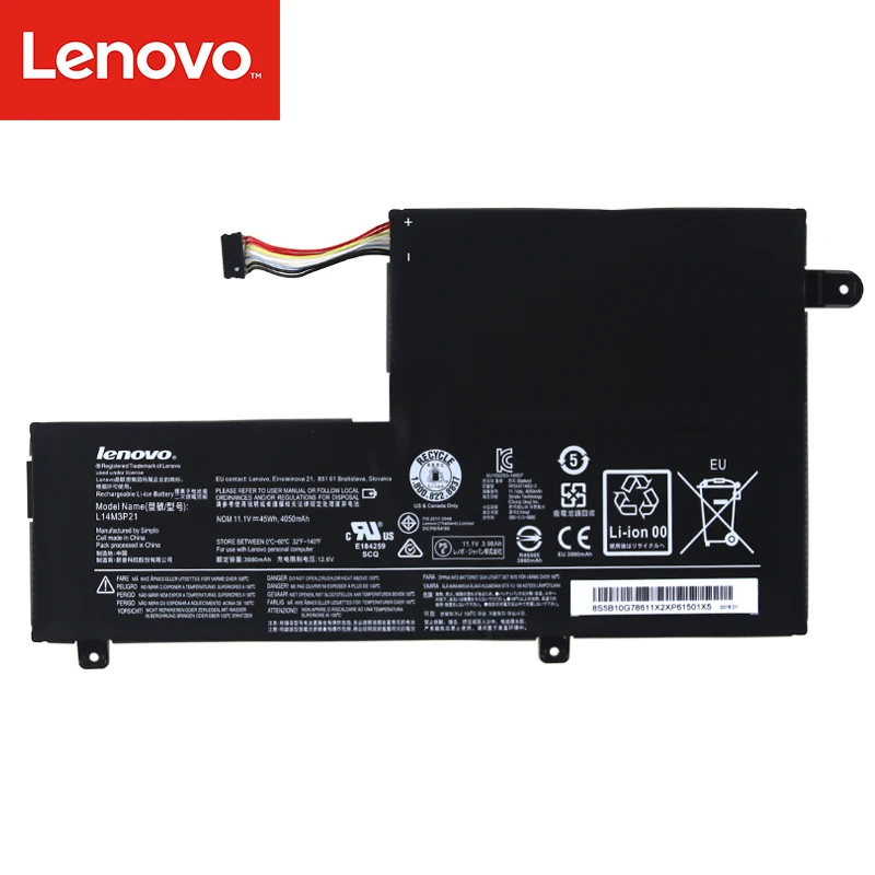 

Original Laptop battery For Lenovo Yoga 500-14ISK S41-70 S41-75 S41-70AM-IFI S41-35 L14M2P21 L14L2P21