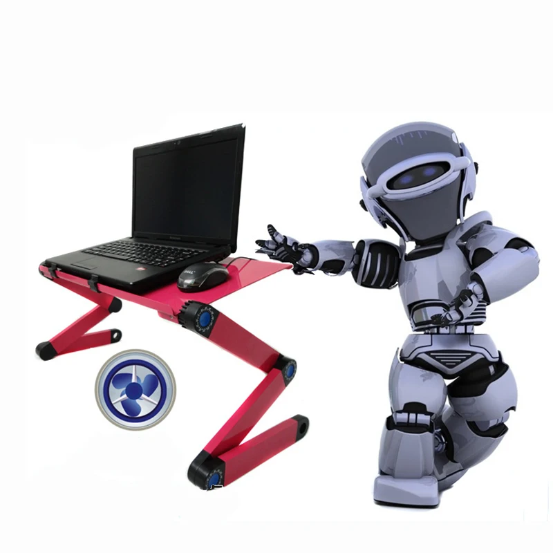 Laptop Desk Holder Portable 360 Folding Laptop Stand Desk Computer Table Cooling with Mouse Pad Notebook Table for Bed Tray (3)