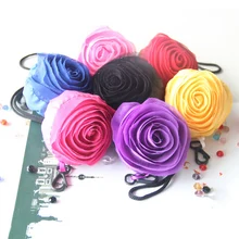 1 шт. Экологичная, вместительная сумка для хранения сумки, различных цветов Многоразовые модные розовые цветы складная сумка для покупок