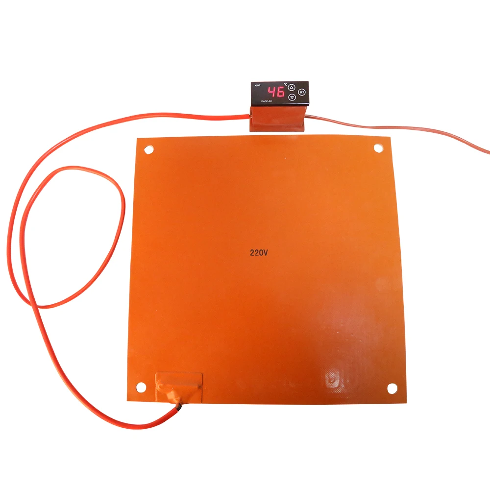 3D printer Part Silicone Rubber Heating Plate 380*380mm 750W to 110