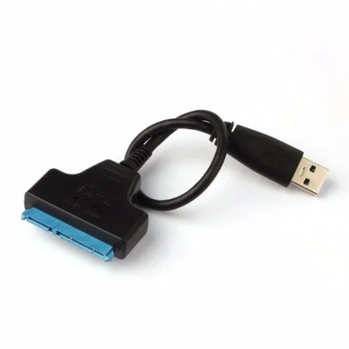 EDAL Новый USB 3,0 на SATA 22 Pin 2,5 дюймов жесткий диск драйвер SSD адаптер кабель питания