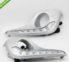 LED daytime running light DRL With Fog lamp cover for Toyota Highlander 11- 2013 LED daytime running light DRL With Fog lamp cover for Toyota Highlander 11- 2013