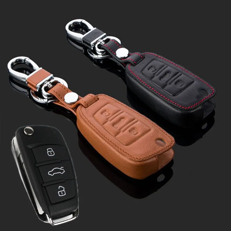 

Multicolor Remote Car Key Shell Case Cover Protection Leather For Audi A1 TT A4L A6 A5 A7 A8 Q3 Q7 Q5 Q7 S5 S6 S7 S8 New