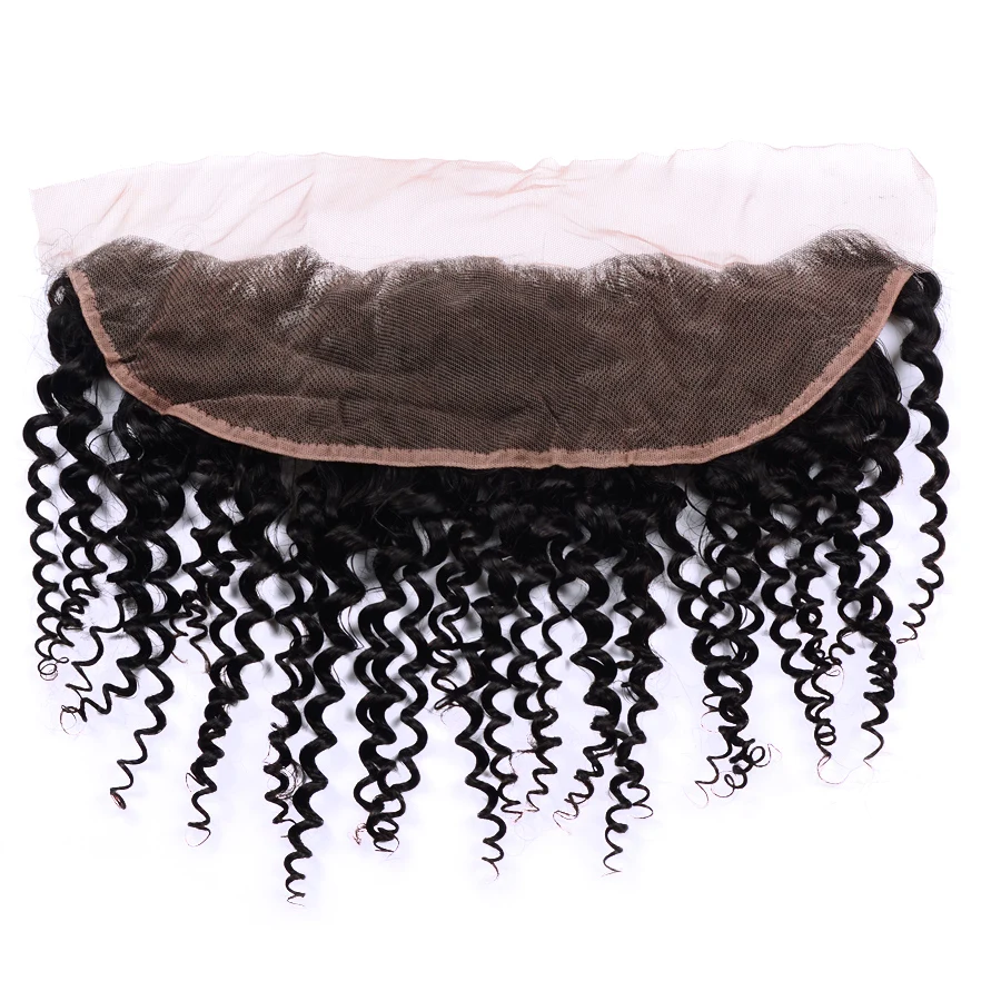 Alidoremi Малайзии странный вьющихся волос Синтетический Frontal шнурка волос Синтетическое закрытие волос 13x4 Бесплатный Часть продажа в розницу