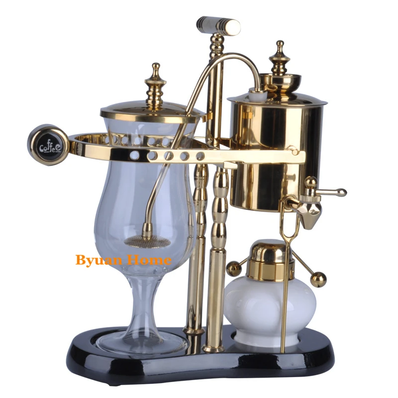 YBT дизайн капли воды Королевский Балансирующий сифон кофе машина/Бельгийская Кофеварка syphon Вакуумный Кофе пивоварня
