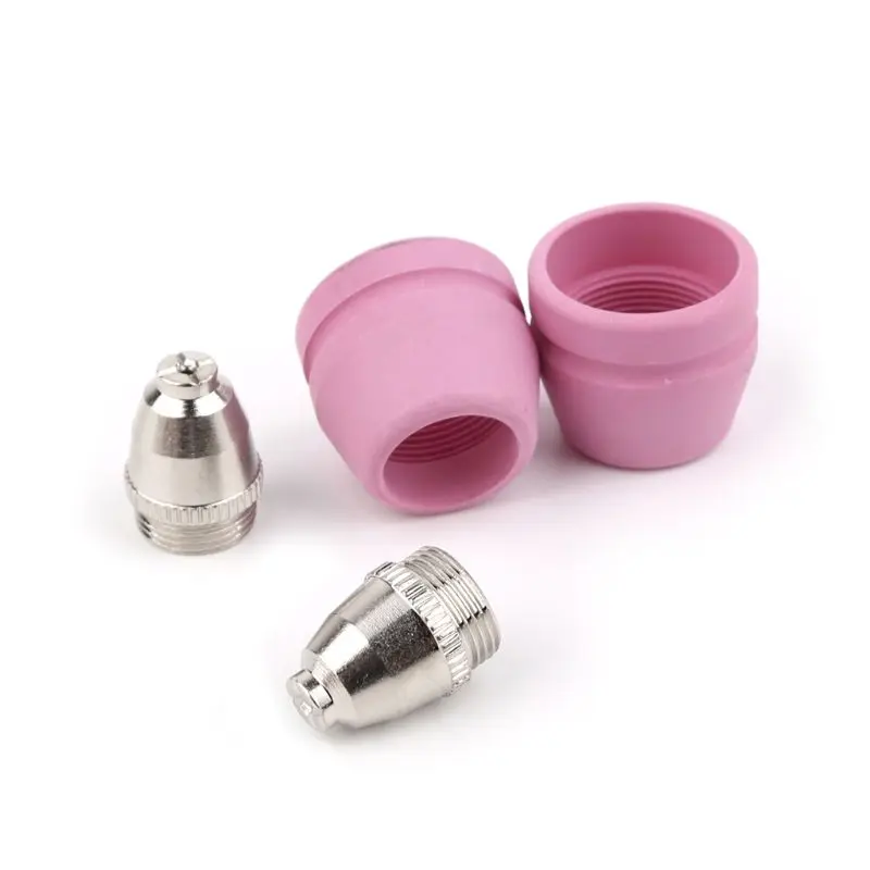 1 Set Plasma Cutter Consumables Kit SG55 AG60 Cutting Torch Tip Nozzles Shield Cup 1 Set Plasma Cutter Consumables Kit SG55 AG60 Cutting Torch Tip Nozzles Shield Cup