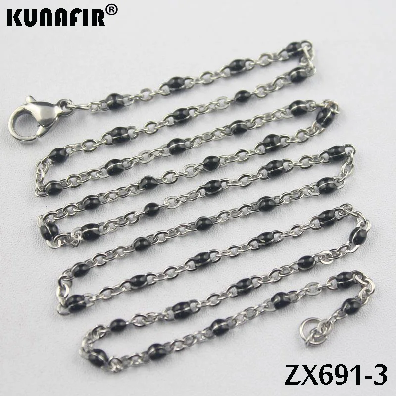 17cm 18cm 52mm Steel color 1.5mm Cross chain with colors 17cm 18cm 52mm Steel color 1.5mm Cross chain with colors