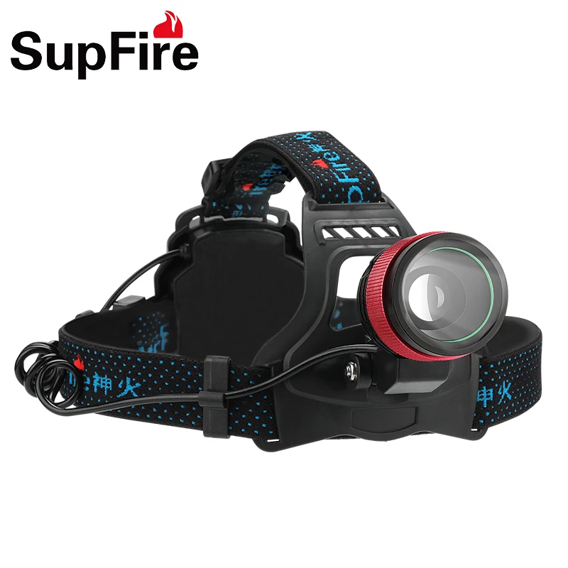 SupFire налобный фонарь светодиодный CREE фара HL01 охотничий рыболовный лоб 800лм 3 * АА