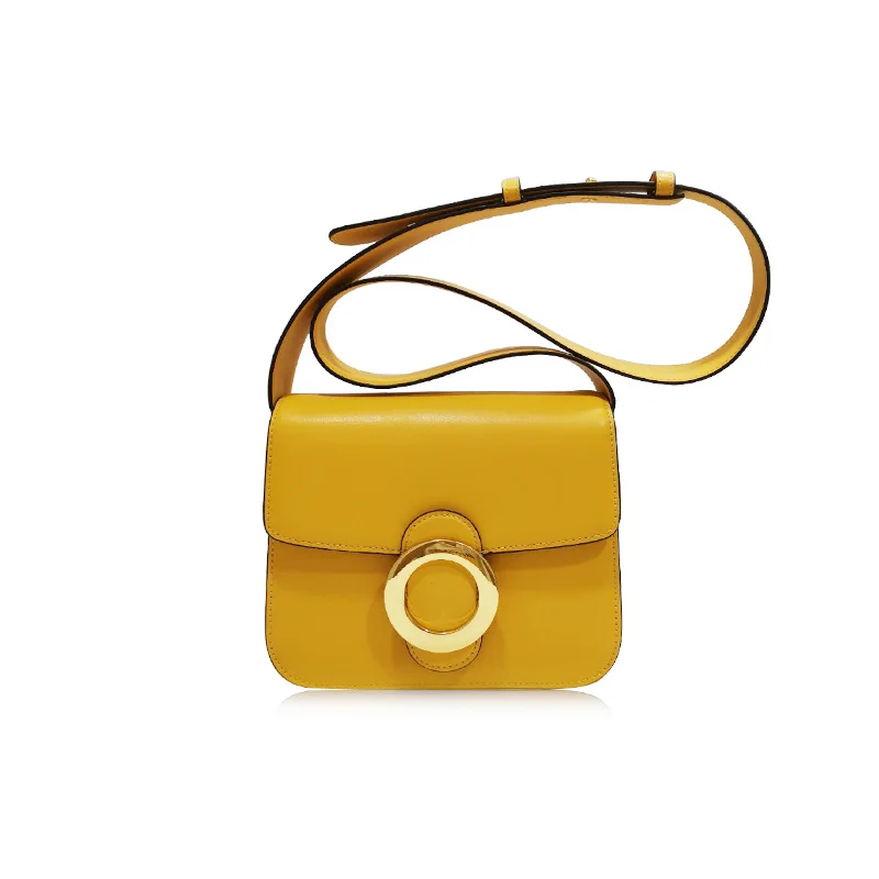 

Ladies Luxury Designer New Bag Simple Versatile Texture Complex Female Ring Fashion Single Shoulder Slung Small Square Bag