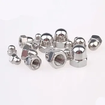 

10pcs/Lot M3 m4 m5 m6 304 Stainless Steel Cap Nuts
