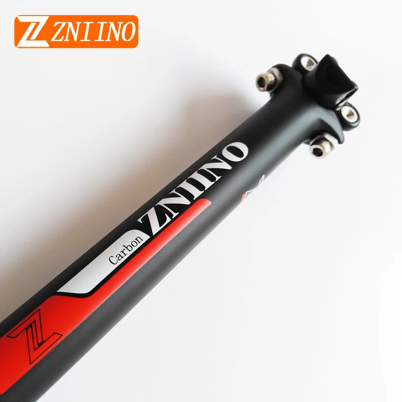 

ZNIINO New carbon fiber bicycle seatpost seat tube MTB road mountain bike seat post 27.2 / 30.8 / 31.6 *350/400mm bike parts