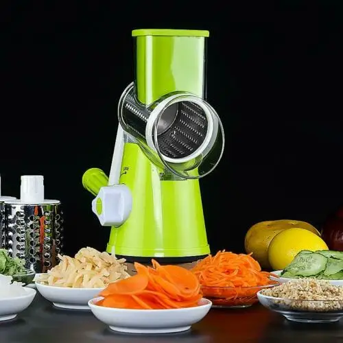 

Multifunctional Vegetable Grater Chopper Spiral Slicer Kitchen Gadgets Hot New Multifunction Manual Rotating Fruit Tools