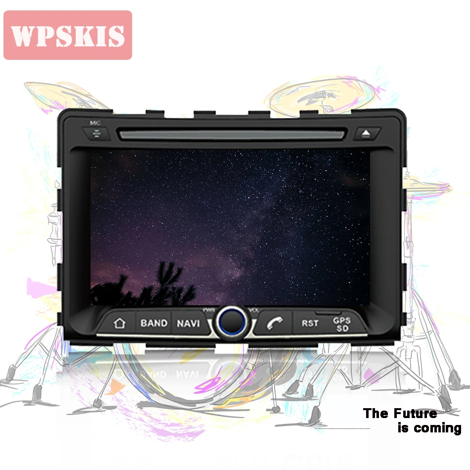 Android 10 7 ''в dash octa core px5 Автомобильный GPS navi с 3g wifi Аудио Видео dvd плеер для SSANGYONG