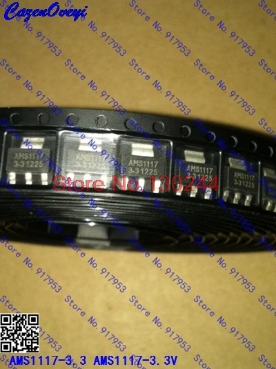 

100pcs/lot Original AMS1117-3.3 AMS1117-3.3V AMS1117 LM1117 1117 Voltage Regulator We only provide good quality In Stock