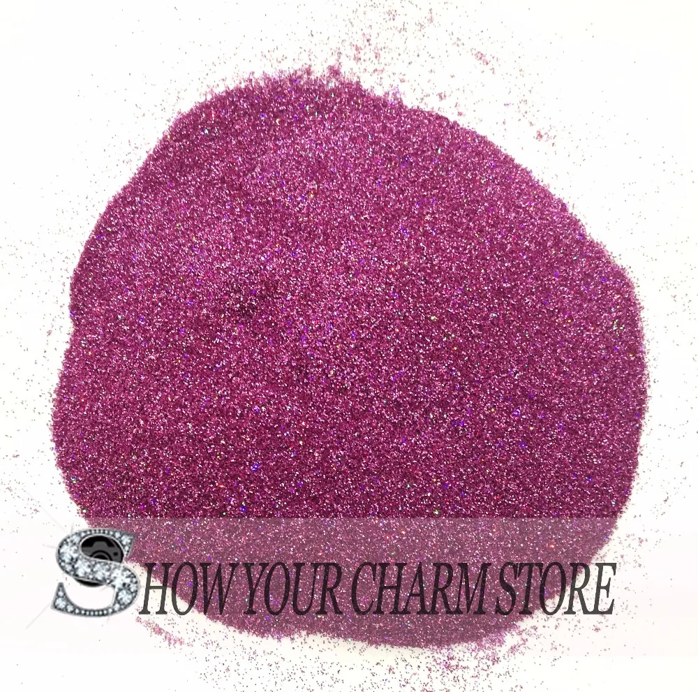 

Laser Holographic Wine pink Color 0.2mm Fine Glitter Crafts Soapmaking Tatto Spa Products Ultrafine
