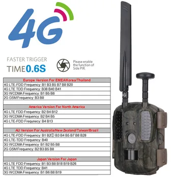 

4G Hunting Camera Photo trap Scouting Wildlife Hunter Camera Game Hunting with FDD GSM WCDMA GPS FTP Night Vision Hunter Camera