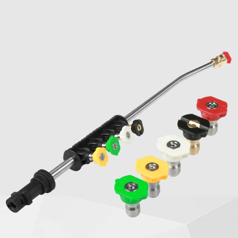 1 шт Нержавеющая сталь Лэнс для Karcher K2 K3 K4 K5 K6 K7 мойка высокого давления с 4 сопла мокрого песка Blaster очистки воды