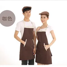 Взрослый повар официант полиэстер Полосатый фартук с нагрудником с 2 карманами шеф-повар, официант Кухня готовить инструмент декантальный кокаин Tablier delantales