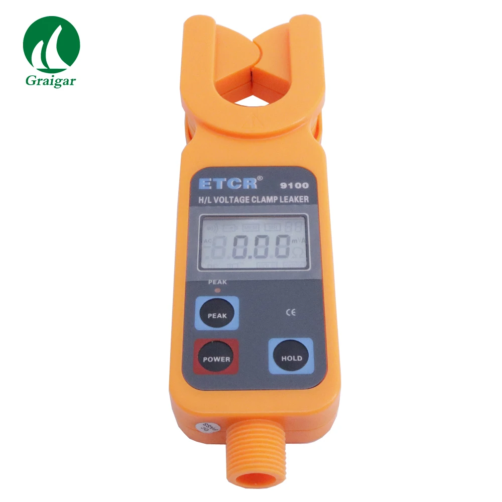 ETCR9100B H/L измеритель напряжения, как Высокоточный Измеритель низкого напряжения и измеритель тока утечки