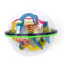 3D Labyrinth Magic Rolling Globe Ball Marble Puzzle Cubes Brain Teaser Game Sphere Maze