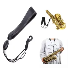 Регулируемый ремень для саксофона Sax шейный ремешок кожаный нейлоновый мягкий с застежкой на крючок высококачественные аксессуары для духовых инструментов