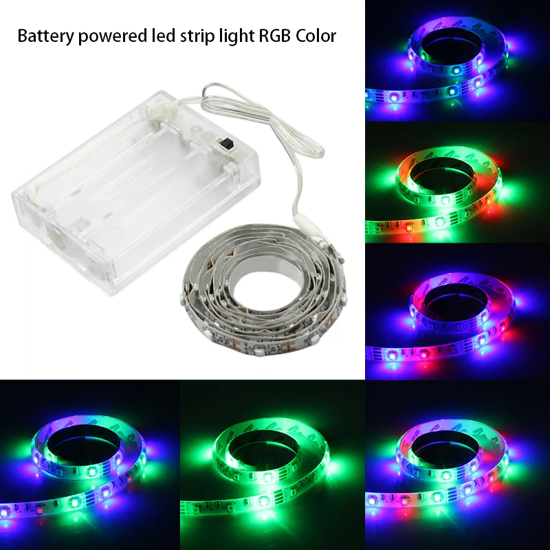2m Usb Battery Powered Led Strip Rgb Waterproof 3528 Flexible 2m Usb Battery Powered Led Strip Rgb Waterproof 3528 Flexible Luminous Tape Indoor Outdoor Holiday Lighting Party String Decor In Strips From Lights