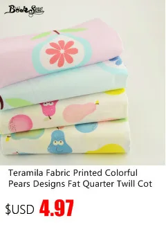 Booksew Printed Bird Design Cotton Linen Fabric Home Sewing Material For Tablecloth Pillow Bag Curtain Cushion Zakka Tissu CM