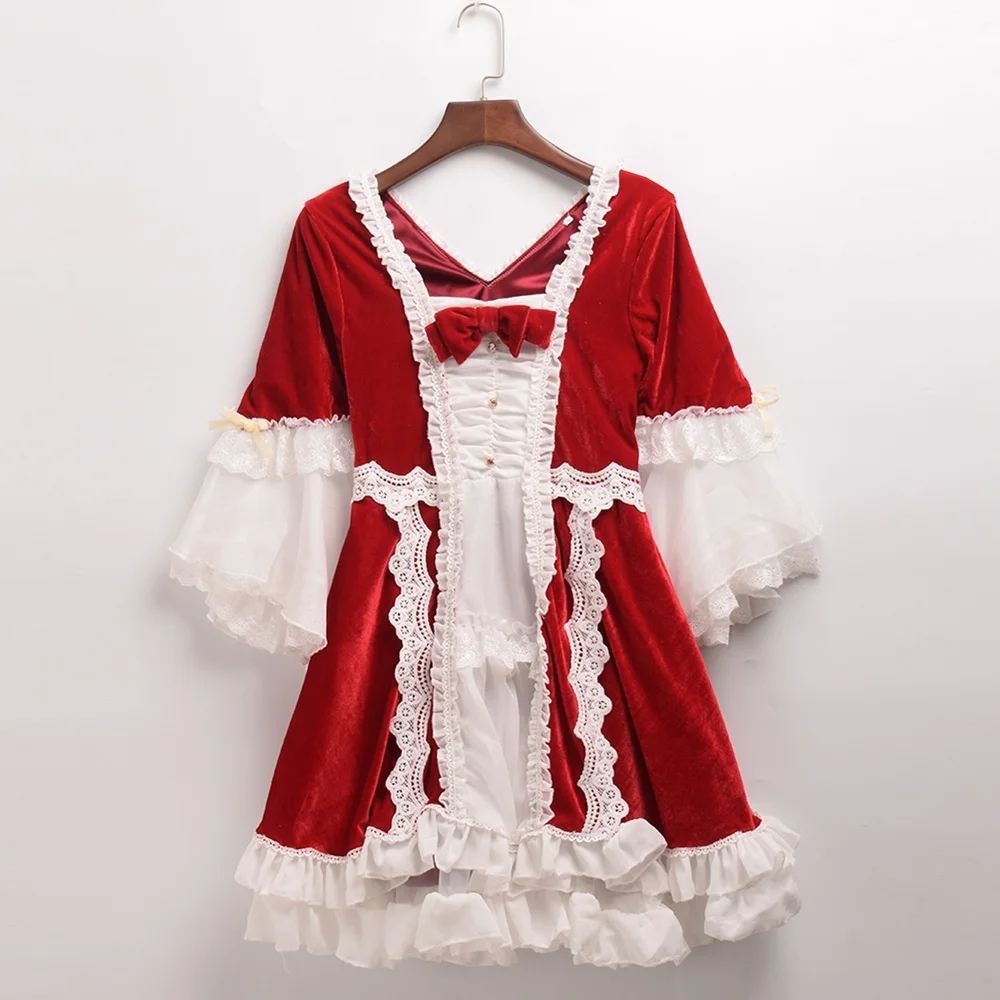 Buy Princess Lolita Dress Mandarin Sleeve Pink