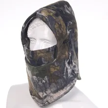 Зимняя уличная утолщенная многофункциональная Флисовая Балаклава, шапка для верховой езды CS, камуфляжная шапка, теплая и ветрозащитная шапка