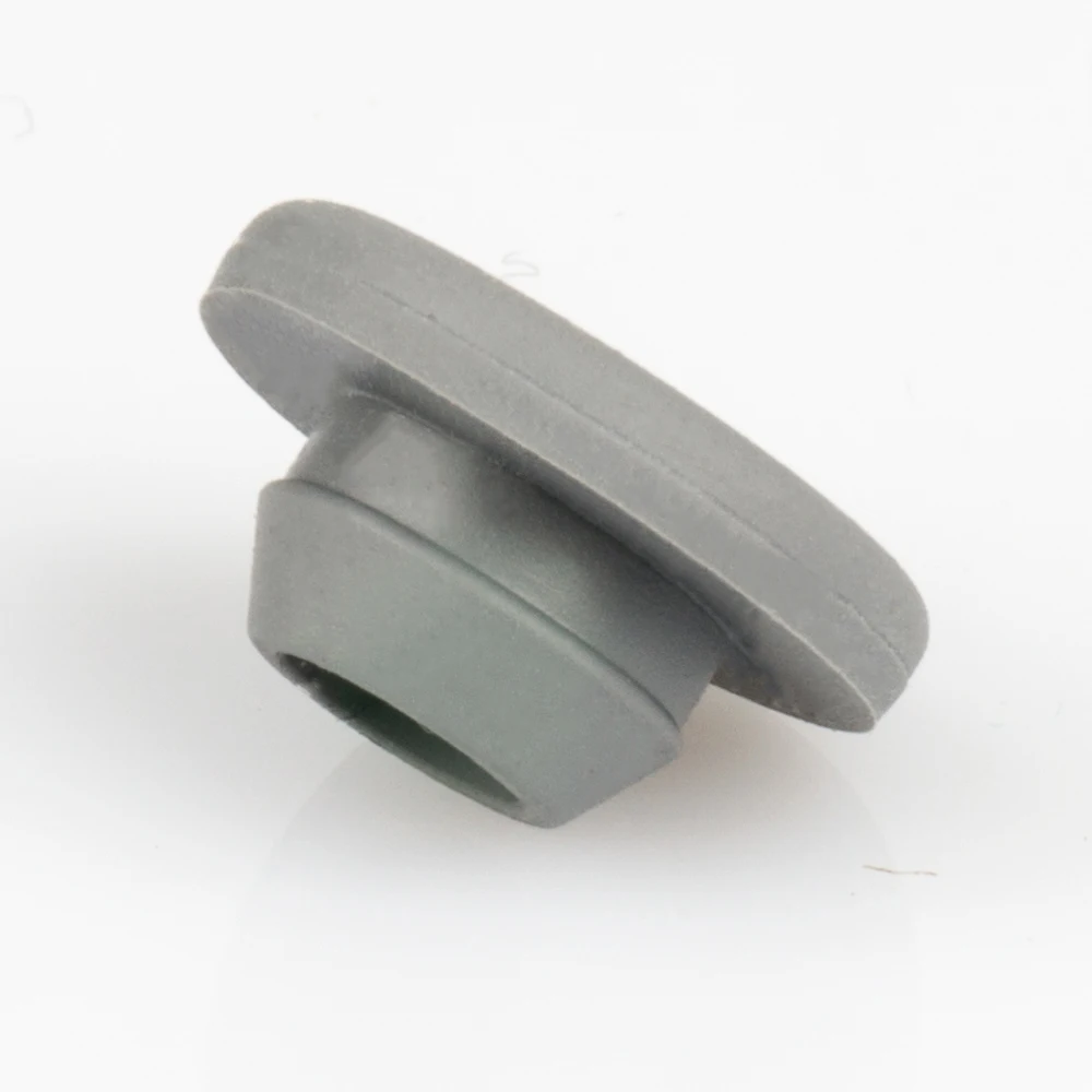 100pcs/lot 13mm 20mm Grey Color Butyl Rubber Stopper Medical Rubber for Vials Rubber Sealing Injection Vials Stopper Rubber Cap