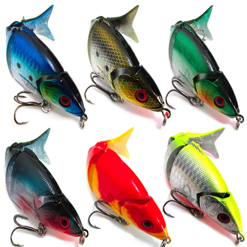 Fishing Lure Segment Bait For Ocean River Fishing Hard Bait 5 Parts 20g