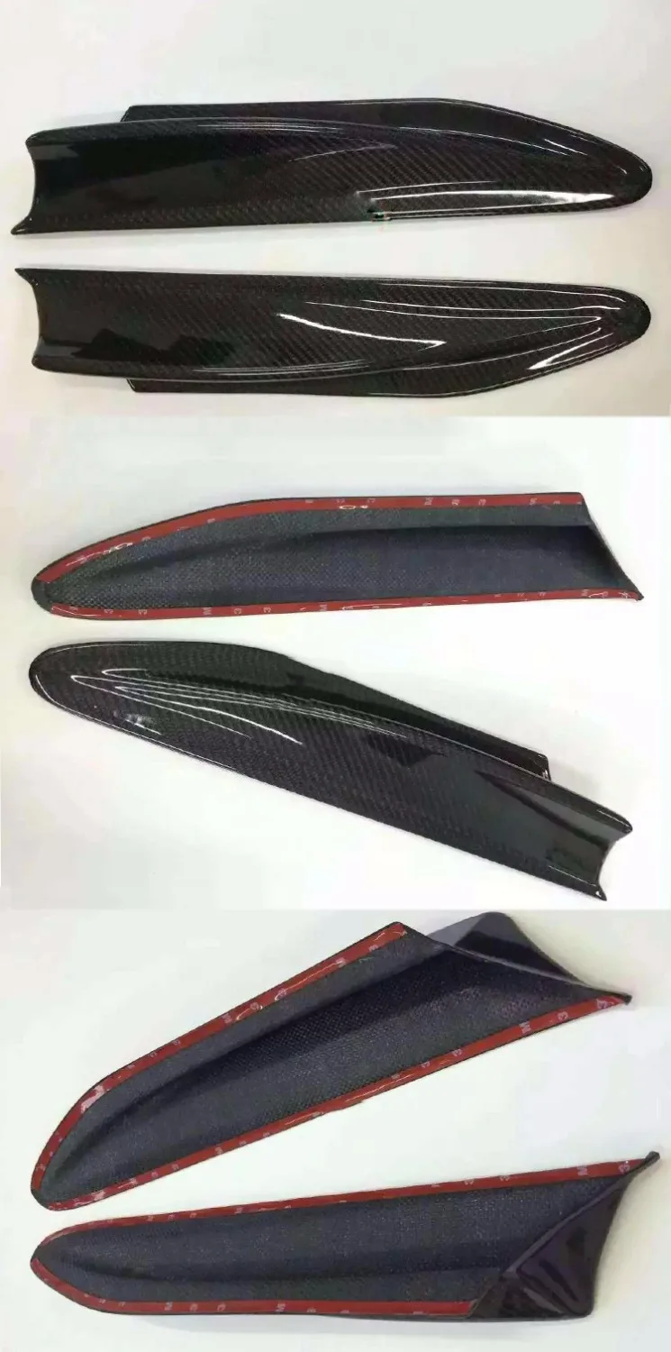 

Fit forTOYOTA GT86 BRZ TRD carbon fiber modified leaves decorative board air knife TRD fender trim