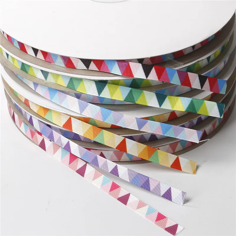 5 Yards 10mm Printed Thread Ribbons Arts Crafts Sewing Apparel Sewing