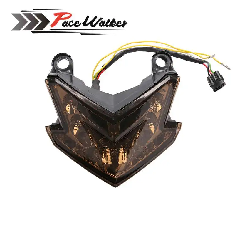 Smoke Red White Integrated LED Tail Light Signal FOR Kawasaki Ninja