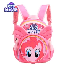 Настоящий Детский рюкзак My Little Pony, милый рюкзак для детского сада, сумки для девочек с мультипликационным принтом, вместительный рюкзак для путешествий