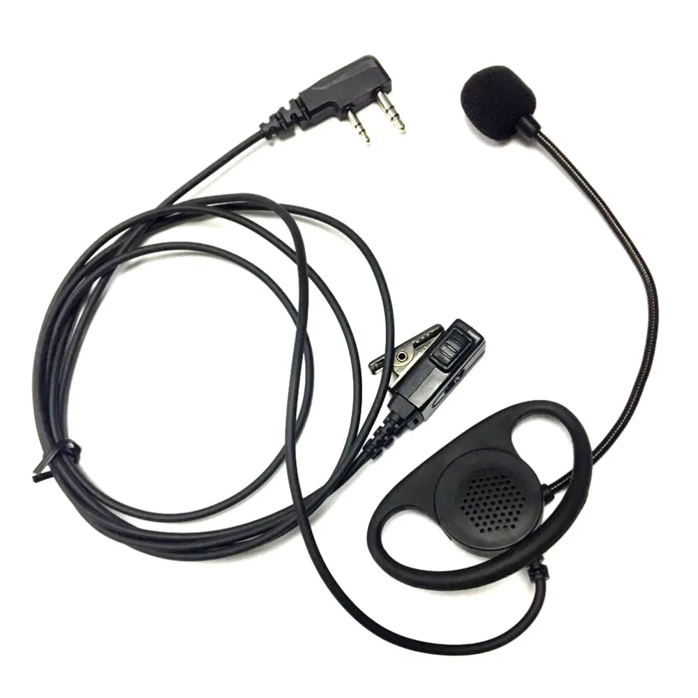 2 контактный VOX гарнитура наушники для KENWOOD BAOFENG UV 5R Retevis H777 RT3 TYT KG UV8D PUXING
