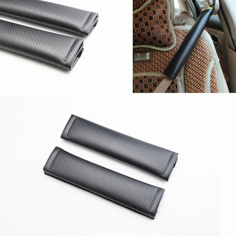 Carbon fiber cloth Safety Belt Sheath Auto Seat Shoulder Comfortable