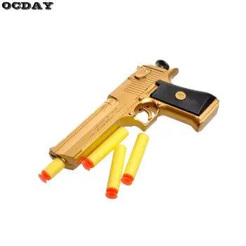 

Plastic Pistol Gun Toy Soft Bullet Toy Gun Simulation Gun with Soft Bullets Safety Shooting Game Outdoor Toy For Children Kids