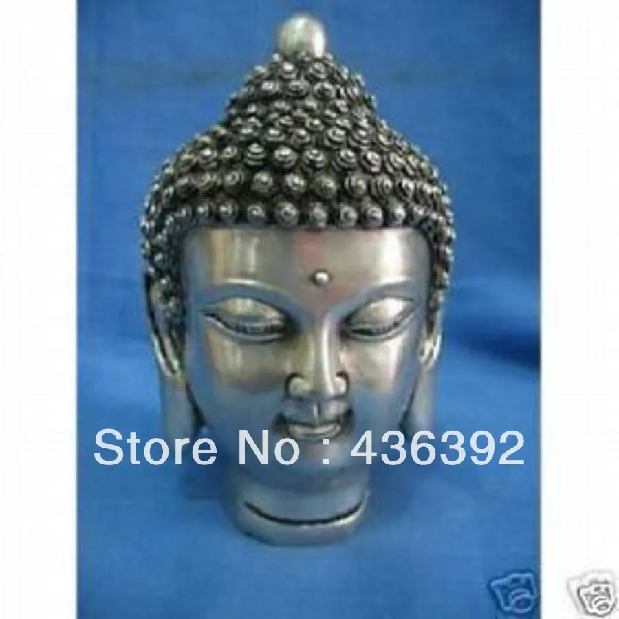 

Rare China exquisite Tibet silver Buddha statue